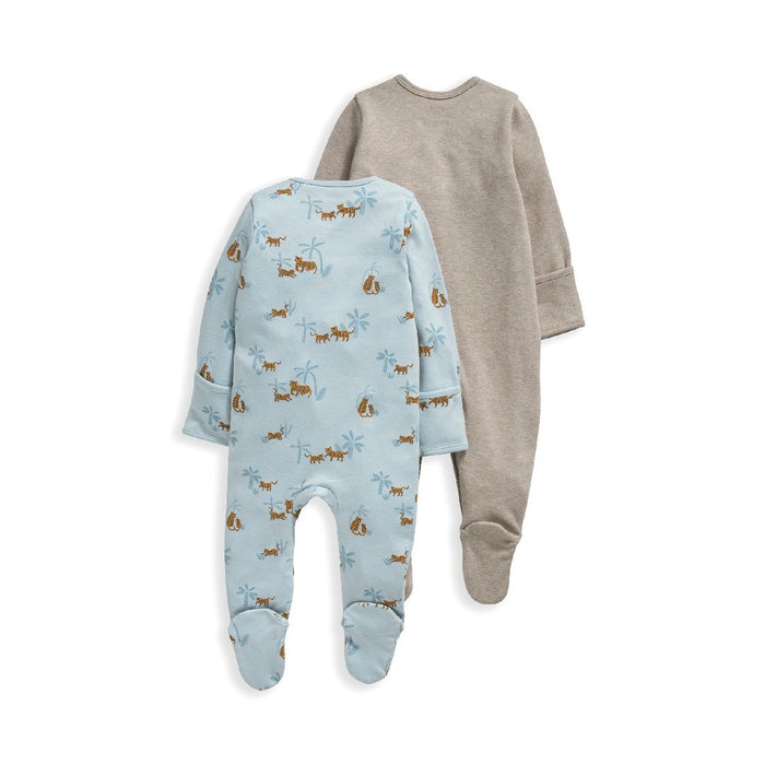 Mamas and Papas Tiger Onesies - 2 Pack