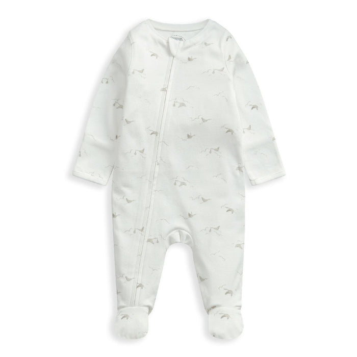 Mamas and Papas Stork Onesie with Zip