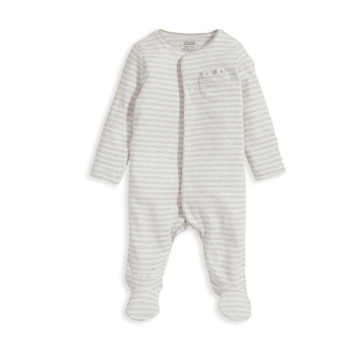 Mamas and Papas Stripe Pocket Onesie