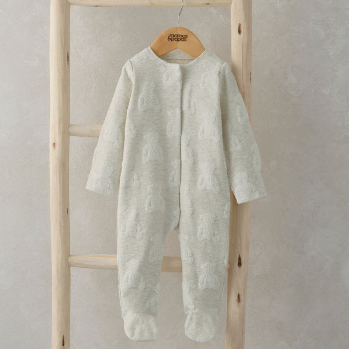 Mamas and Papas Teddy Bear Textured Onesie