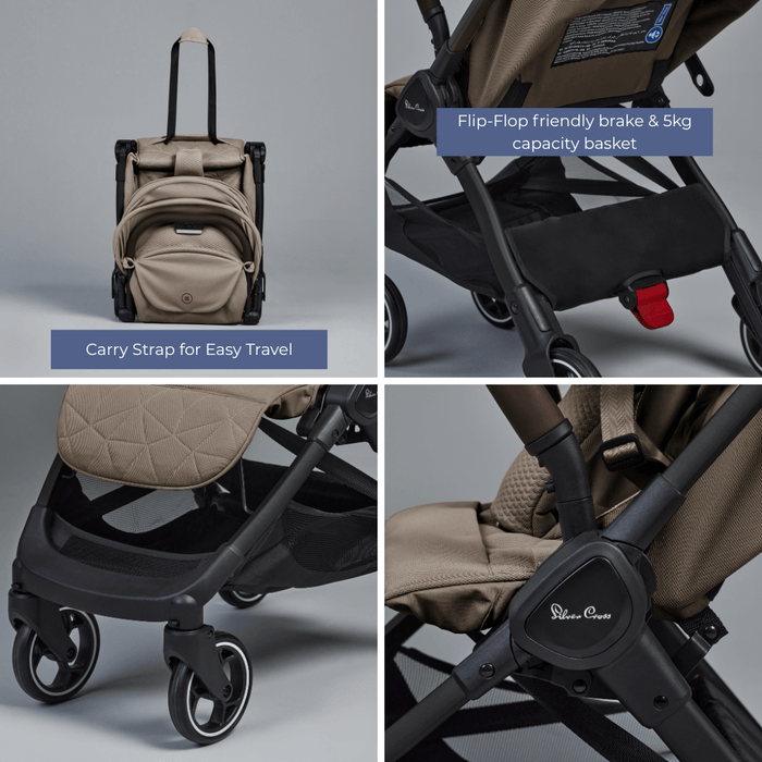 Silver Cross Clic Travel Stroller - Cobble