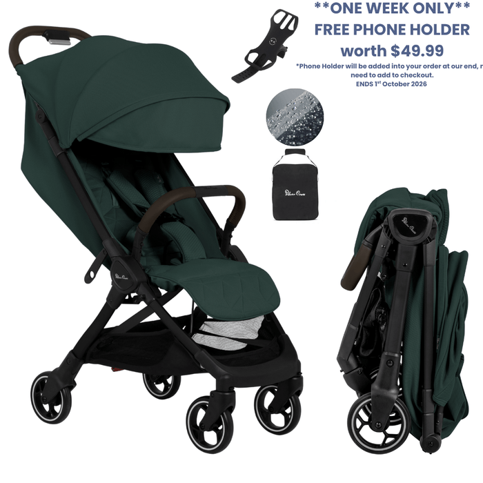 Silver Cross Clic 2 Travel Stroller - Conifer