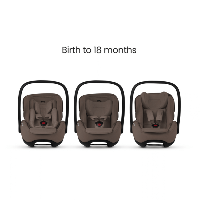 Silver Cross Glide Plus 360 Infant Capsule Car Seat - Timeless Cocoa