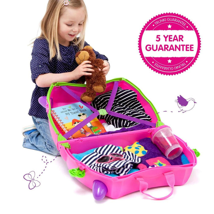 Trunki Trixie Pink Ride on Suitcase