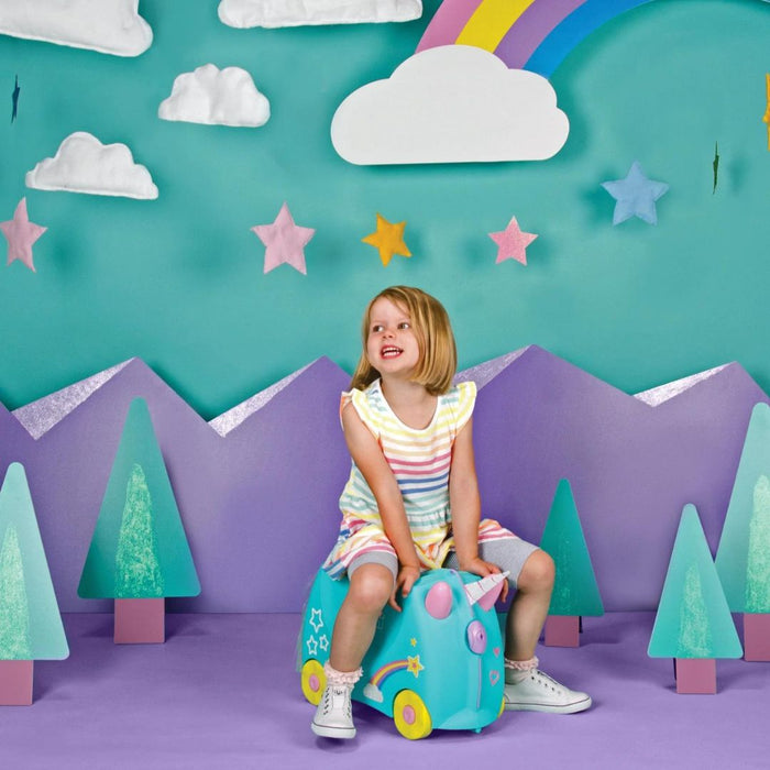 Trunki Una Unicorn Ride on Suitcase