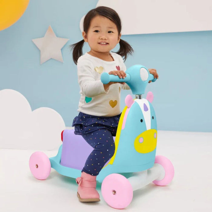 Skip Hop Zoo Ride on 3-in-1 Scooter - Unicorn