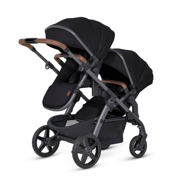 Silver Cross Wave 3 Seat, Carry Cot & Tandem Seat Bundle - Licorice *PRE-ORDERS ONLY, This is not a line we carry*