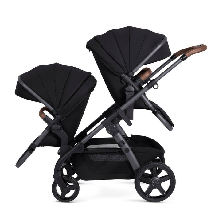 Silver Cross Wave 3 Seat, Carry Cot & Tandem Seat Bundle - Licorice *PRE-ORDERS ONLY, This is not a line we carry*