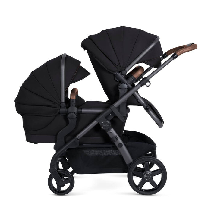 Silver Cross Wave 3 Seat, Carry Cot & Tandem Seat Bundle - Licorice *PRE-ORDERS ONLY, This is not a line we carry*