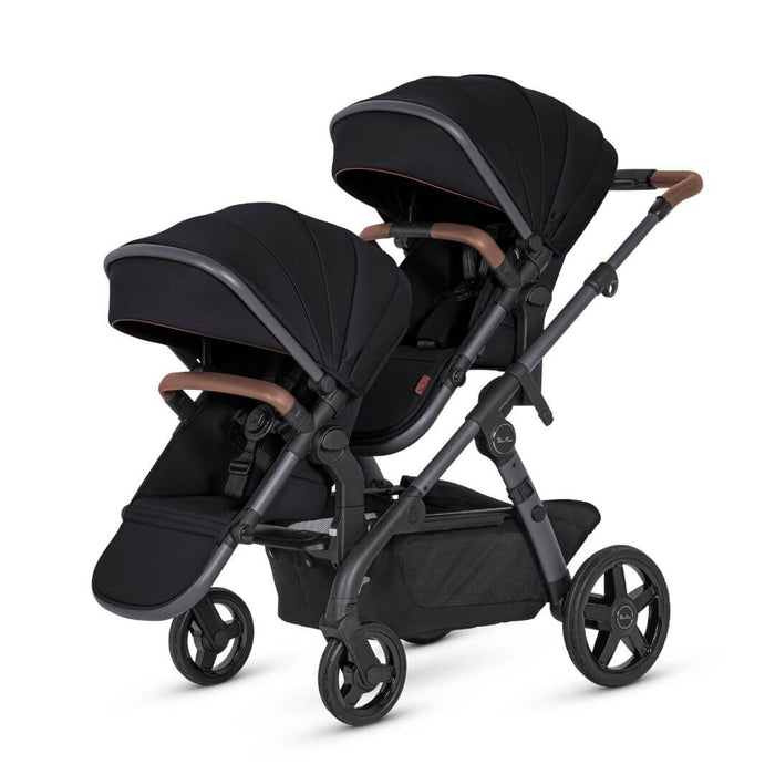 Silver Cross Wave 3 Seat, Carry Cot & Tandem Seat Bundle - Licorice *PRE-ORDERS ONLY, This is not a line we carry*