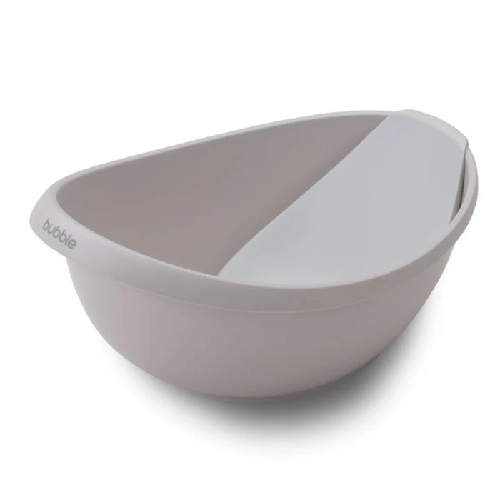 Bubble Cuddle Bath with Newborn Insert - Taupe