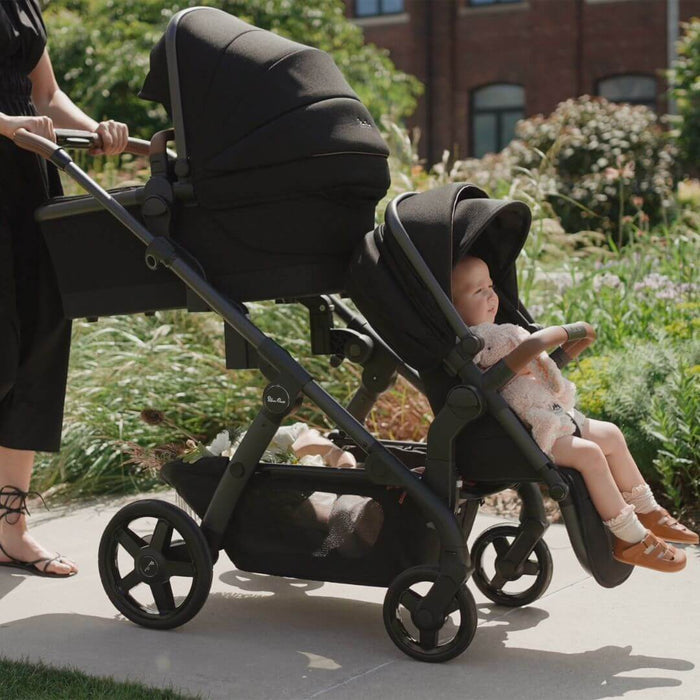 Silver Cross Wave 3 Seat, Carry Cot & Tandem Seat Bundle - Licorice *PRE-ORDERS ONLY, This is not a line we carry*