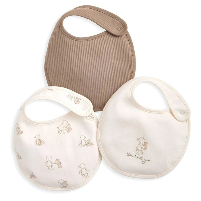 Mamas and Papas Teddy Bear Bibs - 3 Piece Pack