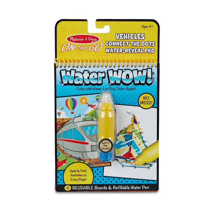 Melissa and Doug Water Wow Vehicles Connect the Dots - ONLINE ONLY