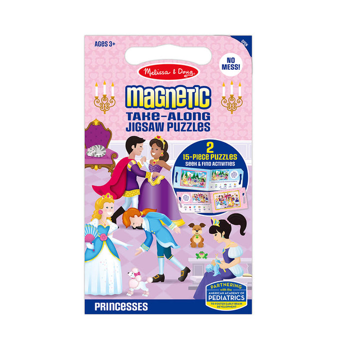 Melissa and Doug Princess Take Along Magnetic Puzzle - ONLINE ONLY