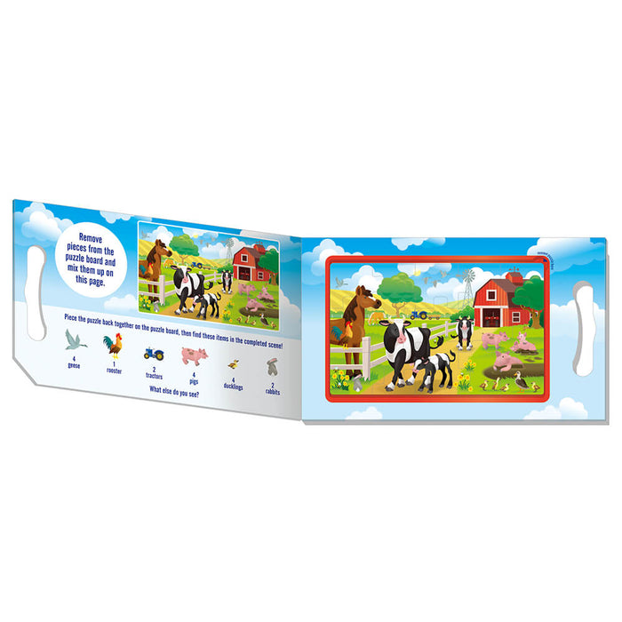 Melissa and Doug On the Farm Take Along Magnetic Puzzle - ONLINE ONLY