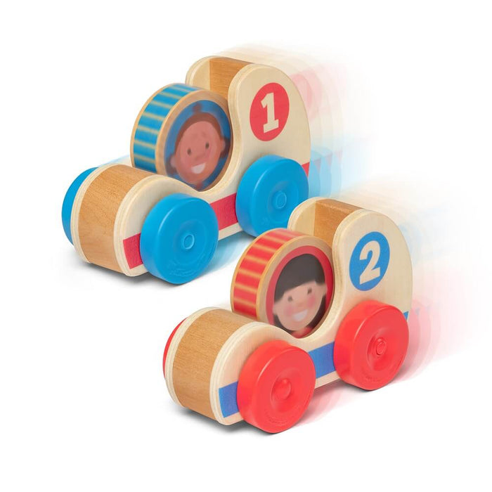 Melissa and Doug GO Tots Wooden Race Cars - ONLINE ONLY