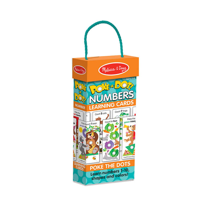 Melissa and Doug Poke-A-Dot Numbers Learning Cards - ONLINE ONLY