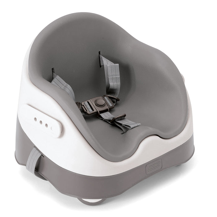 Mamas and Papas Bud Booster Seat Soft Grey — The Kids Department