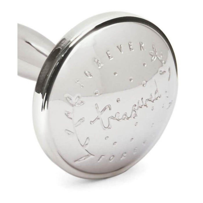 Mamas and Papas Silver Forever Treasured Rattle