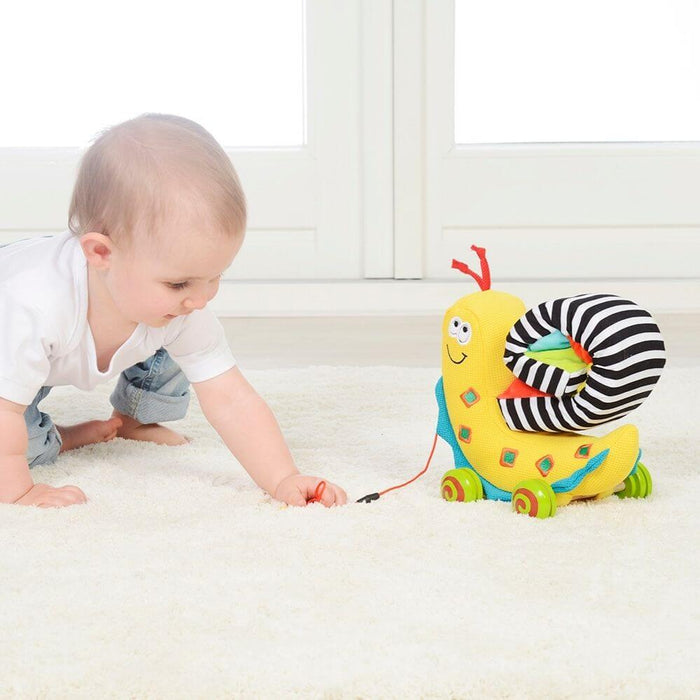Dolce Toys Pull Along Colour Snail