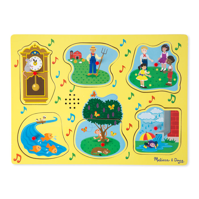 Melissa and Doug Nursery Ryhmes 1 Sound Puzzle - ONLINE ONLY