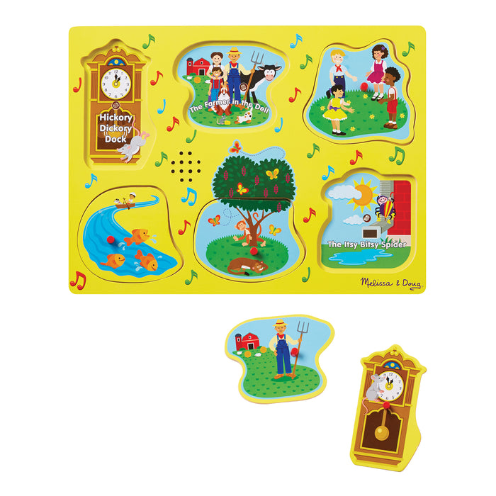 Melissa and Doug Nursery Ryhmes 1 Sound Puzzle - ONLINE ONLY
