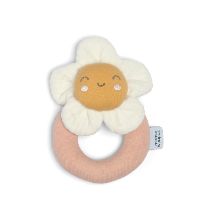 Mamas and Papas Flower Ring Rattle