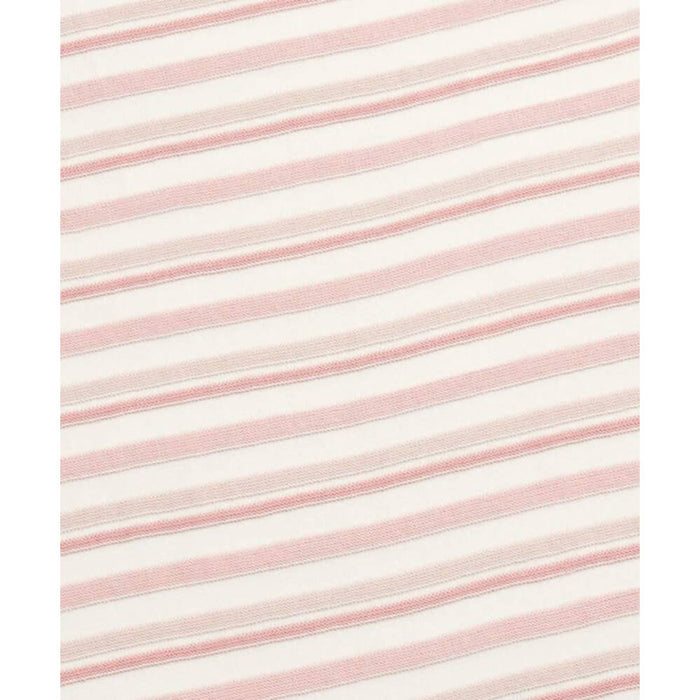 Mamas and Papas Pink Stripe Knitted Blanket