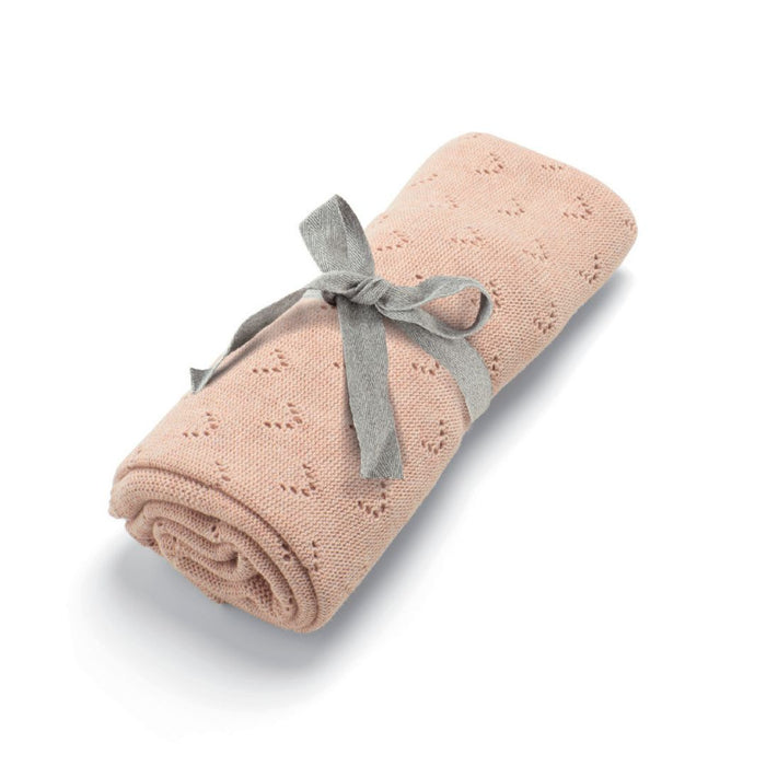 Mamas and Papas Pink Pointelle Blanket
