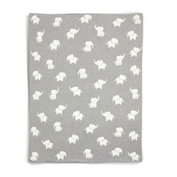 Mamas and Papas Elephant Grey Blanket