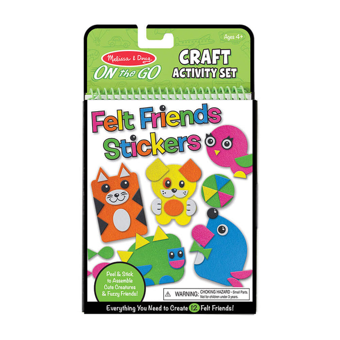 Melissa and Doug Felt Friends Stickers - ONLINE ONLY