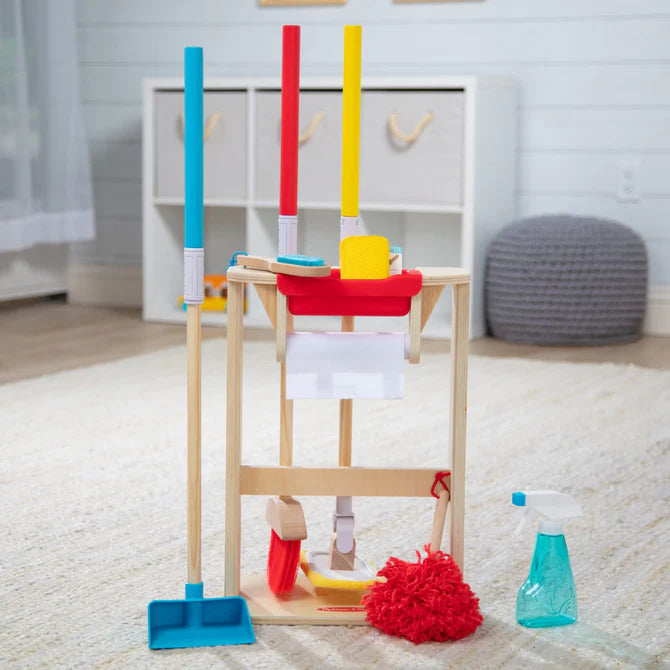 Melissa and Doug Deluxe Sparkle Shine Cleaning Play Set ONLINE