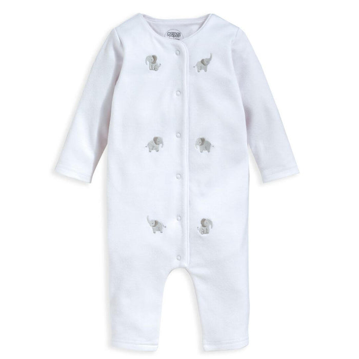 Mamas and Papas Elephant Embroided Romper