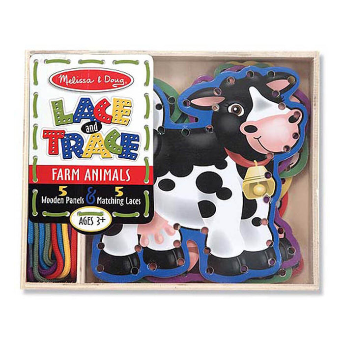 Melissa and Doug Lace & Trace Farm Animals - ONLINE ONLY