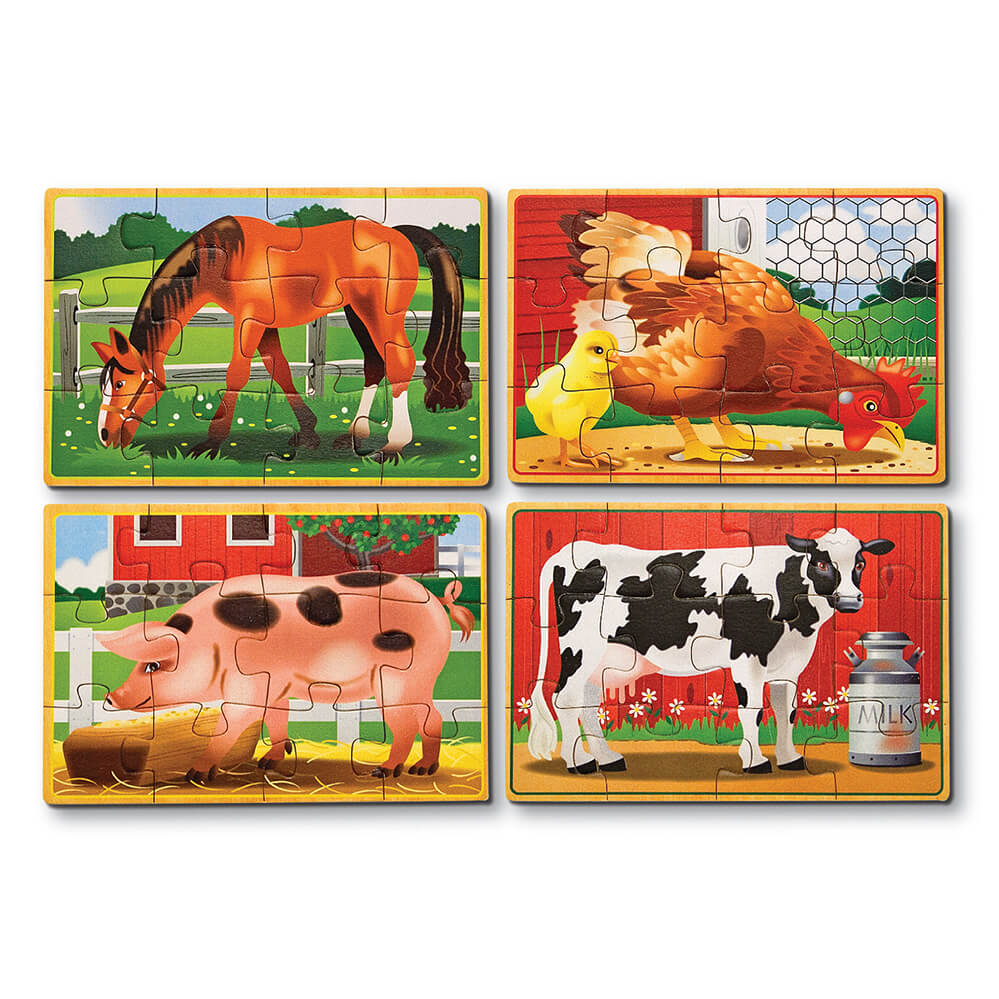 Melissa and doug barnyard hot sale puzzle