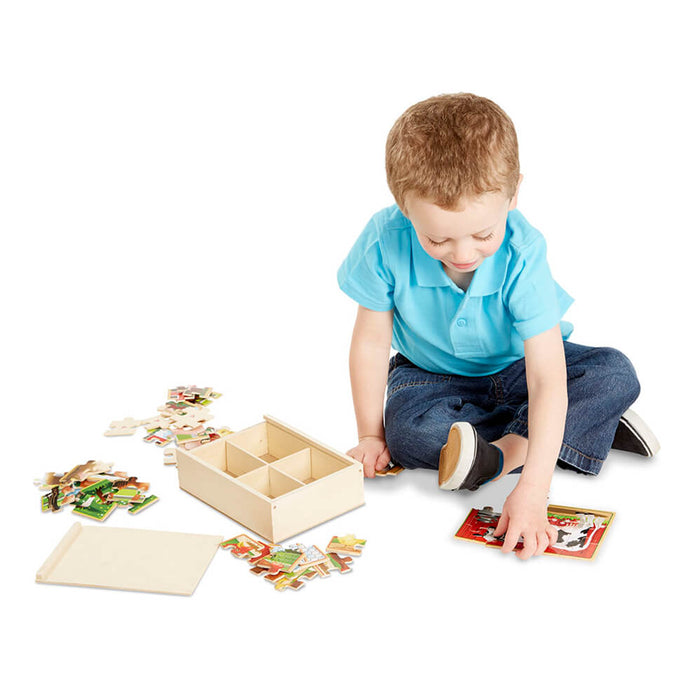 Melissa and Doug Farm Puzzle in a Box - ONLINE ONLY