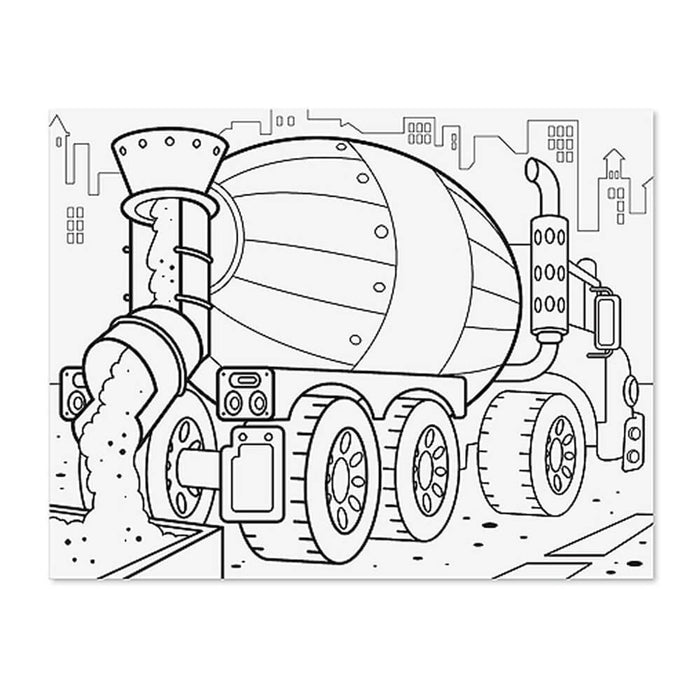 Melissa and Doug Jumbo Colouring in Pad Vehicles - ONLINE ONLY
