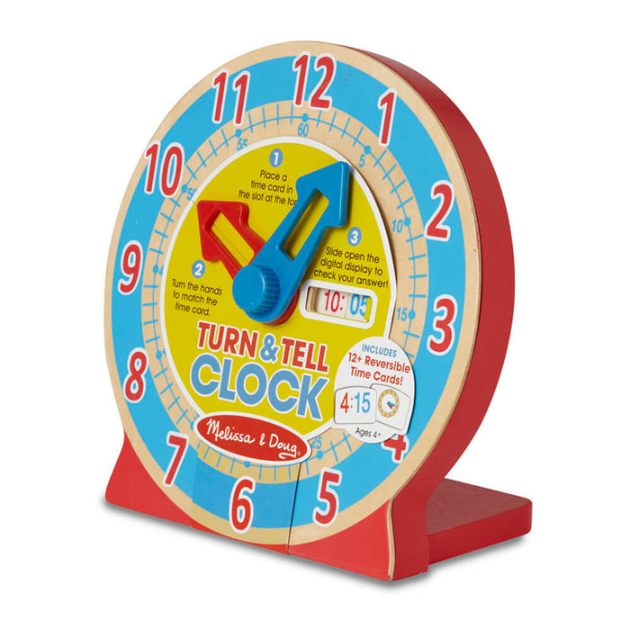 Melissa and Doug Turn & Tell Clock - ONLINE ONLY