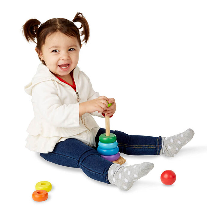 Melissa and Doug Rainbow Stacker - ONLINE ONLY