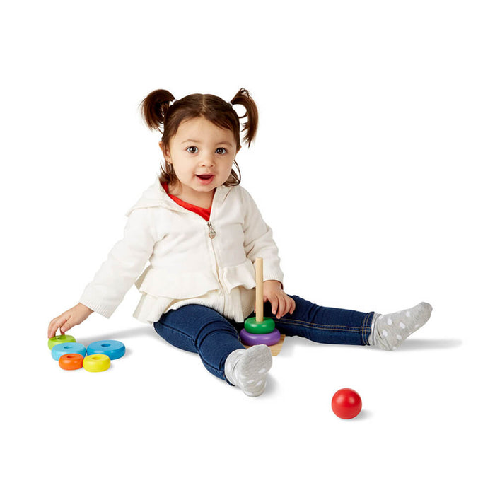 Melissa and Doug Rainbow Stacker - ONLINE ONLY