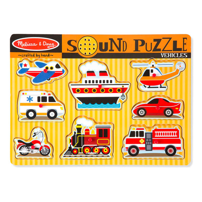 Melissa and Doug Vehicles Sound Puzzle - ONLINE ONLY