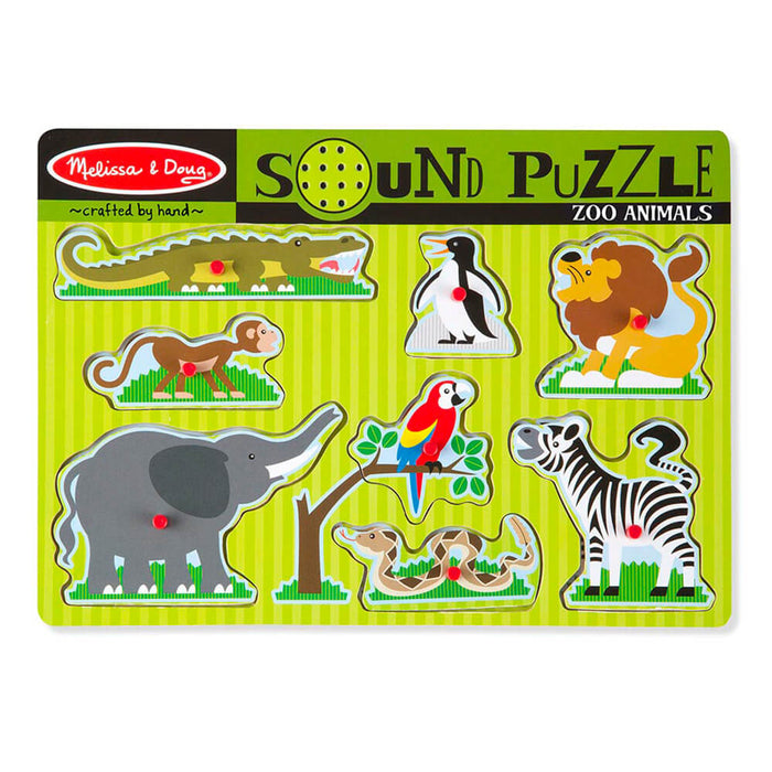 Melissa and Doug Zoo Animals Sound Puzzle - ONLINE ONLY