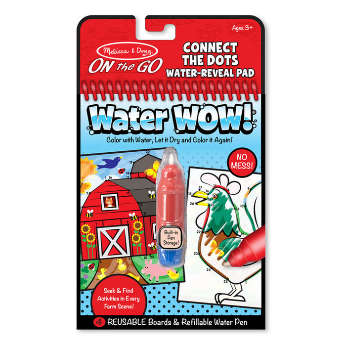 Melissa and Doug Water Wow Farm Connect the Dots - ONLINE ONLY