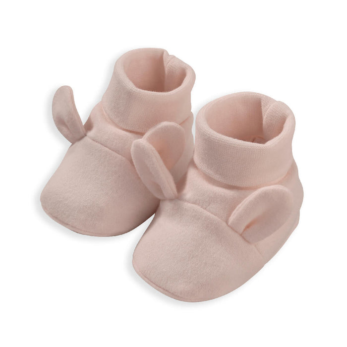 Mamas and Papas Pink Booties with Ears