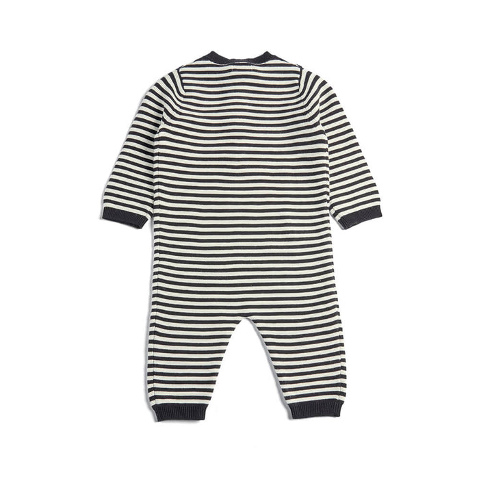 Mamas and Papas Stripe Knitted Romper