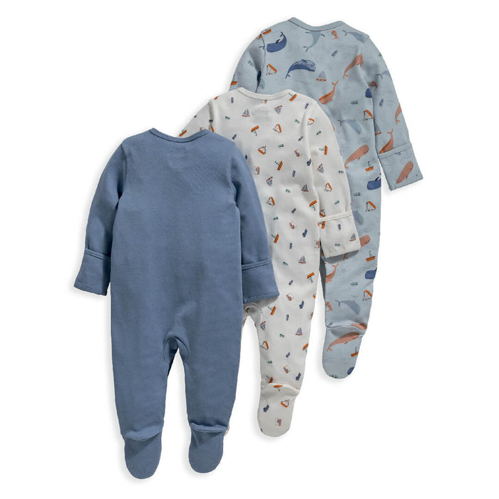 Mamas and Papas Onesies Whale - 3 Pack