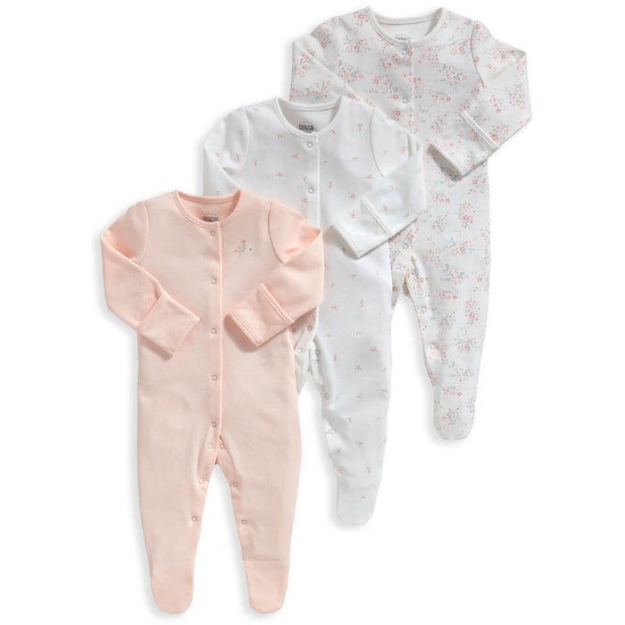 Mamas and Papas Onesies Floral - 3 Pack