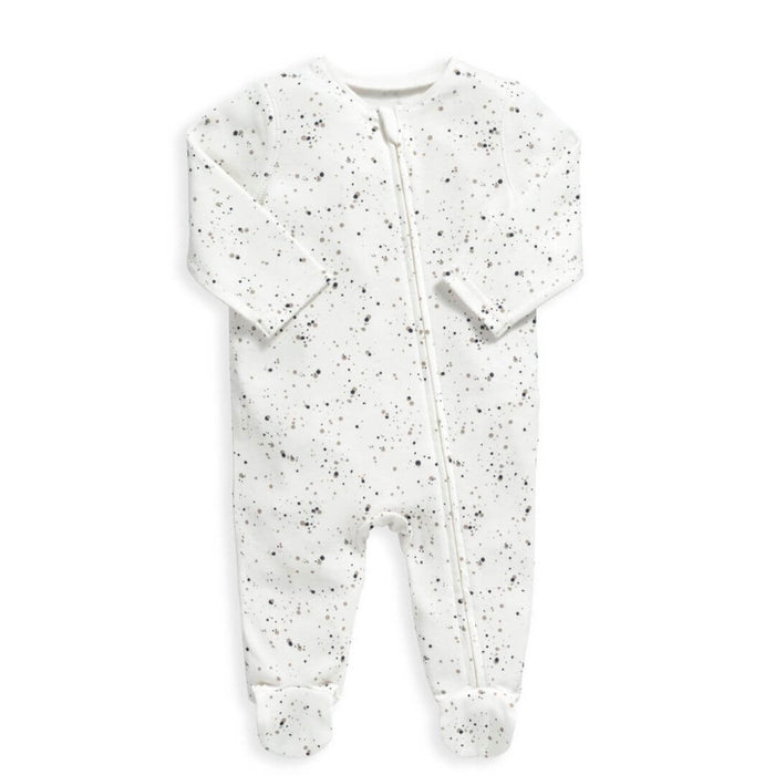 Mamas and Papas Scatter Spot Onesie with Zip