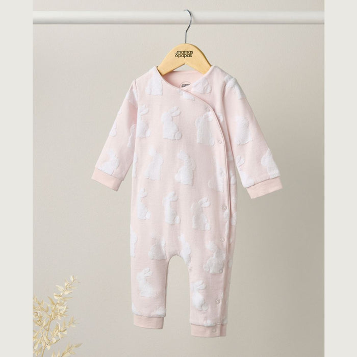 Mamas and Papas Bunny Textured Romper